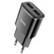 Адаптер сетевой HOCO Star round dual port charger C88A |2USB, 2.4A| - изображение 2