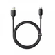 Кабель для зарядки Baseus Silky Series USB Type-C, 1м, 2.4A, с чипом E-mark, P10377703113-00 Black - изображение 3