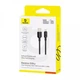 Кабель для зарядки Baseus Silky Series USB Type-C, 1м, 2.4A, с чипом E-mark, P10377703113-00 Black - изображение 5