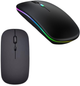Mysz LEAN Toys Universal Silent Range Wireless Black (5905991035435) - obraz 1