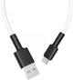Кабель Borofone BX31 USB to Type-C 3A silicone TPE connectors 1 м White (BX31CW) - изображение 2