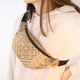 Сумка бананка через плечо и на пояс Bumbag Коричневый украинский орнамент 27х16 см - изображение 2