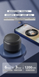 Портативна бездротова Bluetooth колонка Honestel F1 Bt 5.0 1200мАh 3W з ремінцем Grey - зображення 3