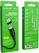 Кабель Borofone BX41 USB to Micro 2.4A PVC PVC connectors magnetic 1 м Black (BX41 мB) - зображення 4