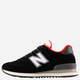 Buty sportowe damskie New Balance 574 WL574WG2 37 (6.5US) 23.5 cm Czarne z czerwonym i białym (196307182812) - obraz 3