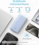 Внешний аккумулятор Anker Power Bank 20,000mAh USB-C Cable 87W Max Fast Charging - Blue - изображение 4