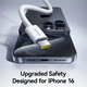 Кабель Type-C на Type-C Baseus Dynamic 4 Series Fast Charging Data Cable (1m, 100W, 5A, 480 Mbps). White - изображение 6