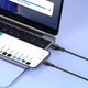 USB кабель для iPhone на Lightning Baseus Pudding Series Fast Charging (1,2 m, 2.4 A, 480 Mbps). Black - зображення 7