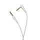 Кабель mini jack 3,5 на 3,5 HOCO Elbow Design Space Saving (1m). Grey - изображение 1