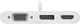 Adapter Goobay USB-C do HDMI/VGA/DisplayPort Multiport White (4040849524127) - obraz 3