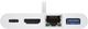Adapter Goobay USB-C do USB-C/USB-A/HDMI/RJ-45 Multiport White (4040849517723) - obraz 3