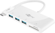 Adapter Goobay USB-C do USB-A/SD/microSD Multiport White (4040849620973) - obraz 1