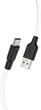 Кабель Hoco X21 Plus USB to Type-C 3A silicone silicone connectors 1 м Black+White (6931474711915) - зображення 1