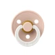 Пустушка симетрична BIBS Colour Latex Symmetrical size 1 (0-6 m), Blush GLOW - изображение 2