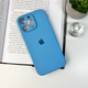Защитный чехол-накладка Silicone Full Case AA Camera Protect для Apple iPhone 16 Pro Cornflower (FullAAi16P-49) - изображение 4