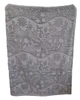 Простынь махровая жаккардовая Parisa Home Premium 150х200 плотность 470 г/м2 темно-серая - изображение 6
