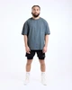 Футболка BOXRAW Sparring Club Oversized XS Сіра - изображение 2
