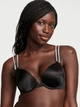 Бюстгальтер Victoria's Secret Double Shine Strap Push-Up Bra 75C (26711578) Чёрный - изображение 1