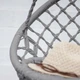 Садове підвісне крісло - гойдалка Бохо до 150 кг Сіре Real Garden Grey бразильське Boho - зображення 5