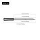 Запасний бездротовий щуп iP2A-1# для BBQ термометра Inkbird INT-14-BW перший - изображение 4