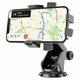 Тримач для мобільного HOCO CA83 David one-button center console car holder Black (6931474748423) - зображення 6