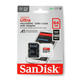 Карта пам'яті microSDXC (UHS-1) SanDisk Ultra 64Gb class 10 A1 (140Mb/s) (adapter SD) Imaging Packaging (SDSQUAB-064G-GN6IA) - изображение 2
