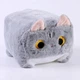 Подушка обнимашка котокуб мягкая игрушка котик кот серый - изображение 3