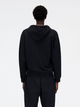 Bluza męska rozpinana streetwear z kapturem New Balance Stacked Logo MJ41501 M Czarna (197375352497) - obraz 2