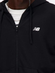 Толстовка на блискавці чоловіча New Balance Stacked Logo MJ41501 XL Чорна (197375352510) - зображення 4