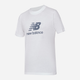 Футболка бавовняна довга чоловіча New Balance Stacked Logo MT41502 XL Біла (196941811369) - зображення 5