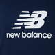 T-shirt męski bawełniany New Balance Stacked Logo MT41502 S Granatowy (196941811239) - obraz 7