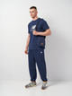T-shirt męski bawełniany New Balance Stacked Logo MT41502 2XL Granatowy (196941811260) - obraz 3