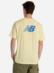 T-shirt męski New Balance Sport Essentials Logo MT41580 2XL Żółty (197967283093) - obraz 2