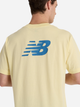 T-shirt męski New Balance Sport Essentials Logo MT41580 2XL Żółty (197967283093) - obraz 4
