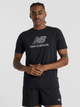 T-shirt męski New Balance Heathertech Logo MT51003 S Czarny (197967259135) - obraz 1