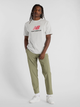 Футболка бавовняна довга чоловіча New Balance Athletics Logo MT51500 L Світло-сіра (197967256356) - зображення 3