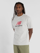 T-shirt męski bawełniany New Balance Athletics Logo MT51500 S Jasnoszary (197967256370) - obraz 5