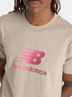 T-shirt męski bawełniany New Balance Sport Essentials Gradient Logo MT51503 XL Beżowy (197967257162) - obraz 4