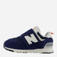 Buty sportowe chłopięce na rzepy New Balance 574 NW574VPN 23.5 Granatowe (197967795718) - obraz 3