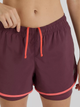 Spodenki sportowe damskie krótkie New Balance Essentials 2in1 WS41225 M Bordowe (197967342806) - obraz 4