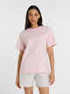 T-shirt damski bawełniany New Balance Athletics WT41501 L Jasnoróżowy (197967347832) - obraz 1