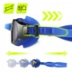 Окуляри для плавання TSUNAMI Anti-Fog 3 в 1 чохол, бервуха та затиск для носа Blue (P-5905973401784) - изображение 2