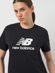Футболка бавовняна довга жіноча New Balance Sport Essentials Jersey Logo WT41502 L Чорна (197375382951) - зображення 4