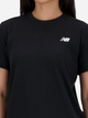 T-shirt damski bawełniany New Balance Sport Essentials Jersey WT41509 XS Czarny (197375385150) - obraz 4
