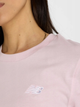 T-shirt damski bawełniany New Balance Sport Essentials Jersey WT41509 XS Jasnoróżowy (197967348358) - obraz 5