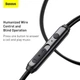 Проводные наушники с микрофоном Baseus Encok H19 Wired Earphone 3.5mm (NGH19-01) Black - изображение 12
