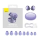 Бездротові Bluetooth навушники Baseus Bowie E2 True Wireless TWS Earphones BT5.2, 300mAh/40mAh, 25h (NGTW090005) Purple - зображення 7