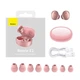Бездротові Bluetooth навушники Baseus Bowie E2 True Wireless TWS Earphones BT5.2, 300mAh/40mAh, 25h (NGTW090004) Pink - зображення 13