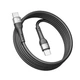 Кабель USB Ridea RC-XS51 X-Silicone Type-C to Type-C 60W 2m Чорний - изображение 2