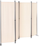 Składany parawan ogrodowy ModernHome by Multistore 4-panelowy 167 x 216 cm beżowy (AW-022/4TLG BEIGE) - obraz 3
